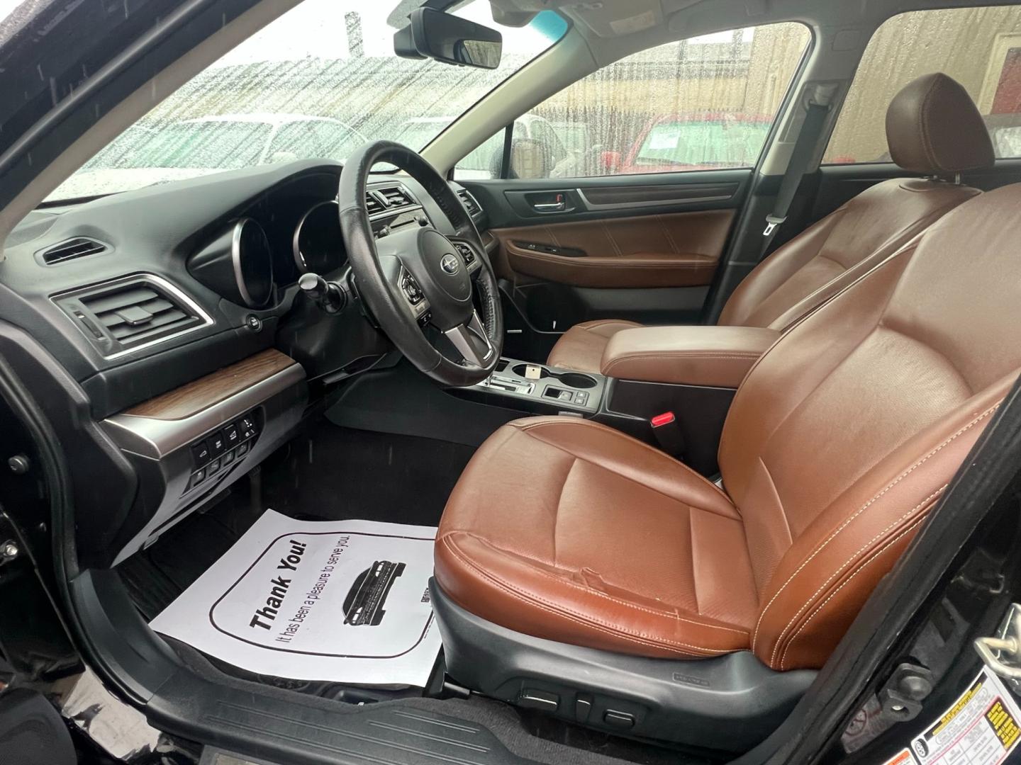 2017 BLACK /Brown Leather Subaru Outback 2.5i Touring (4S4BSETCXH3) with an 2.5L H4 DOHC 16V engine, 6A transmission, located at 1018 Brunswick Ave, Trenton, NJ, 08638, (609) 989-0900, 40.240086, -74.748085 - Photo#10